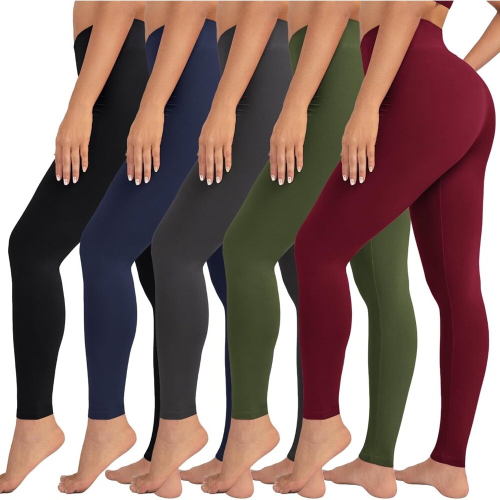 High Waisted Leggings for Women Stretch Tummy Control Workout Running Yoga Pants
